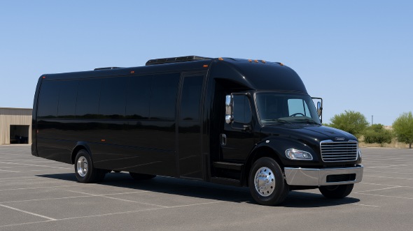 Exterior of Charter Bus Company Fond Du Lac's 15 Passenger Minibus in Fond Du Lac