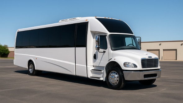 Exterior of Charter Bus Company Fond Du Lac's 18 Passenger Minibus in Fond Du Lac
