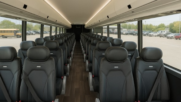 Interior of Charter Bus Company Fond Du Lac's 18 Passenger Minibus in Fond Du Lac