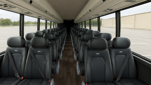 Interior of Charter Bus Company Fond Du Lac's 25 Passenger Mini bus in Fond Du Lac