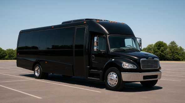 Exterior of Charter Bus Company Fond Du Lac's 30 Passenger Minibus in Fond Du Lac