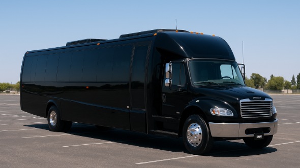 Exterior of Charter Bus Company Fond Du Lac's 35 Passenger Minibus in Fond Du Lac
