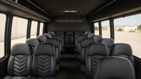 fond du lac 18 passenger minibus inside