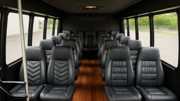 fond du lac 25 passenger minibus inside
